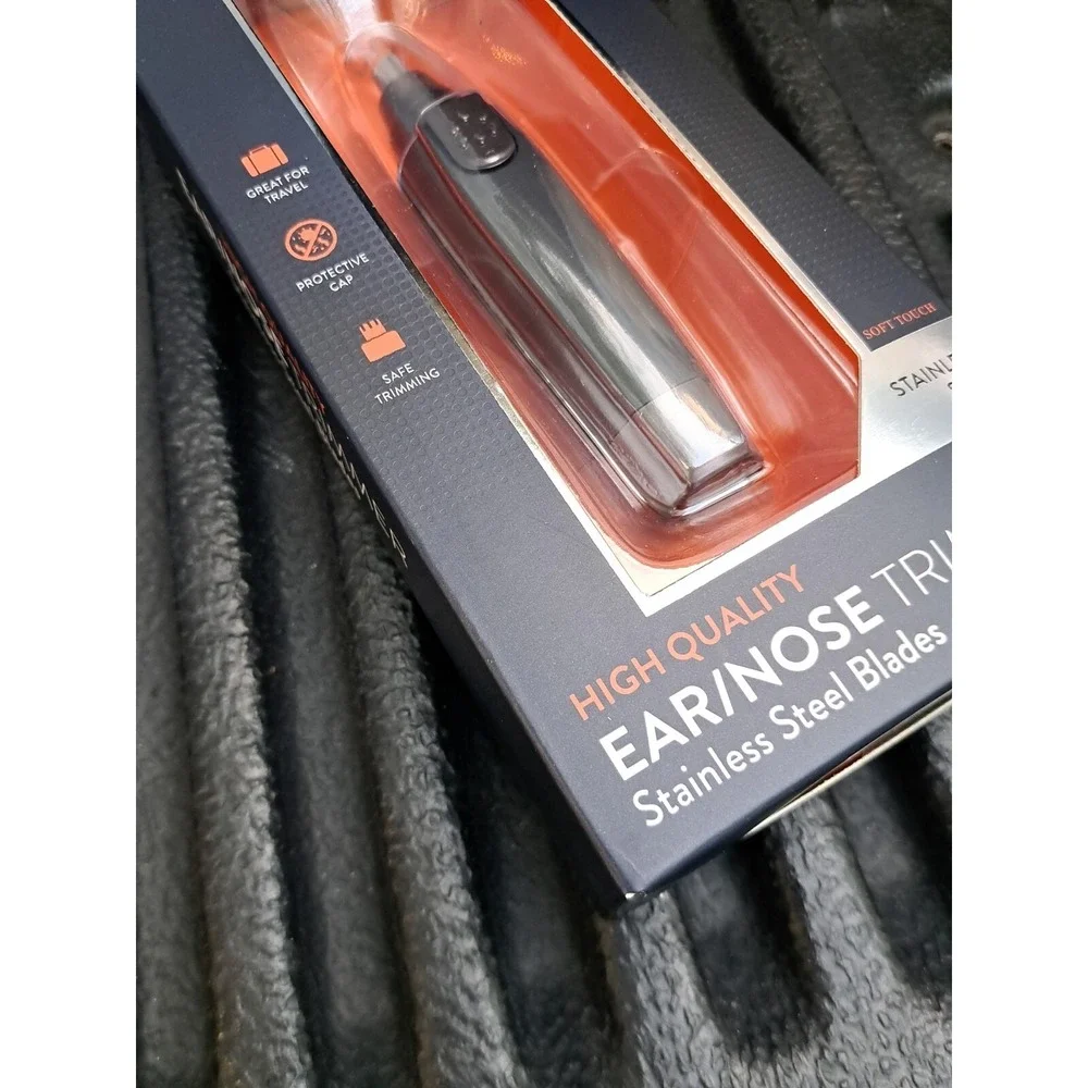 Ear‎ Nose Trimmer Stainless Steel Black Vivitar Brand New